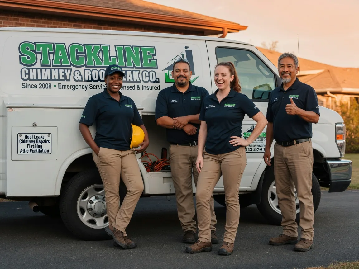 Chimney flashing repair company in Broussard, LA